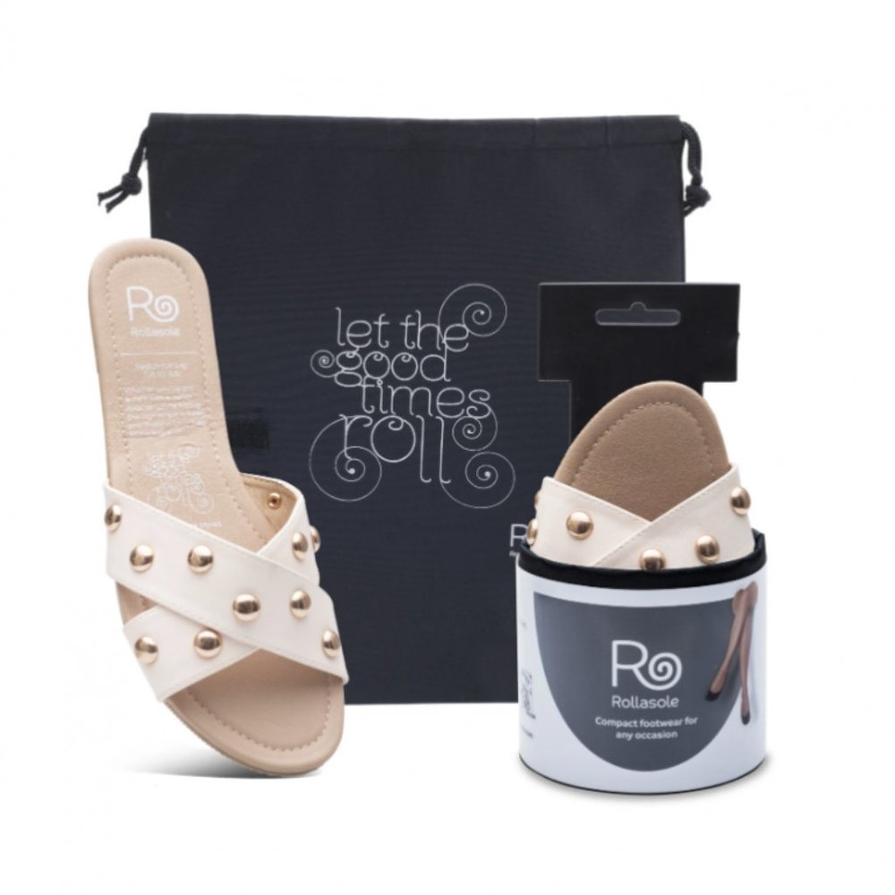 Rollasole Sandal Cream NEW